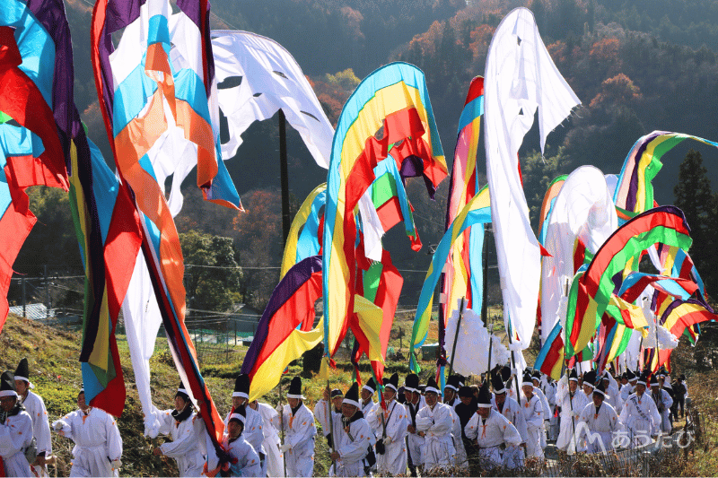 Scenes from the Kohata Banner Festival