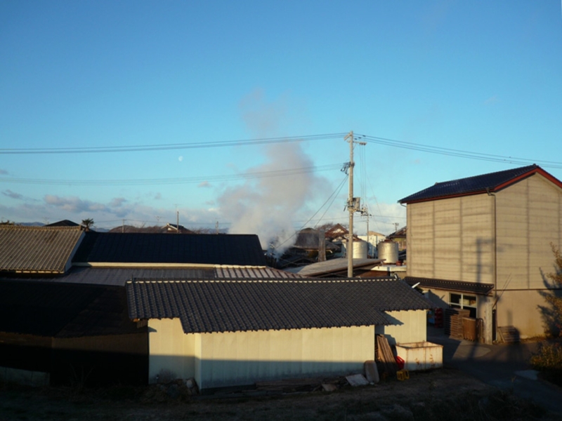 Suzuki Shuzoten sake brewery in Namie before the 2011 tsunami