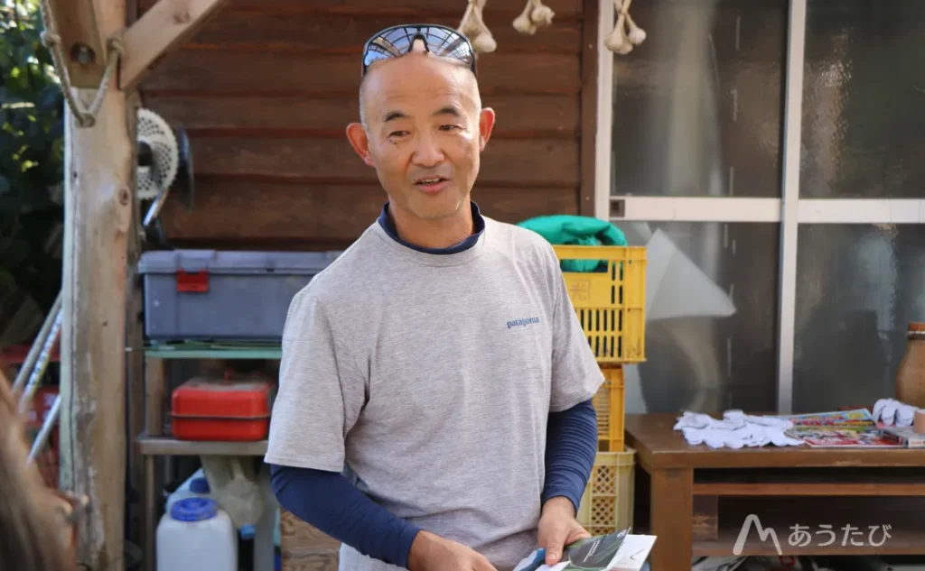 Suzuki at Tonbi Farm in Izu Matsuzaki