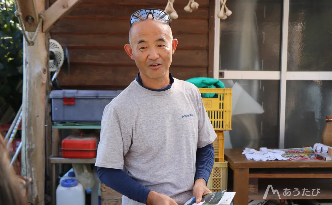 Suzuki at Tonbi Farm in Izu Matsuzaki