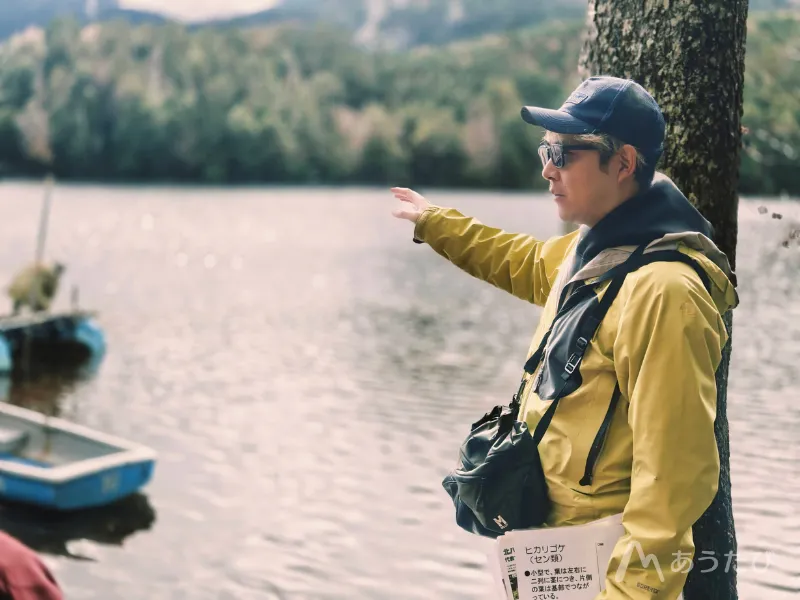Yudai Yamaura at Seitaiso mountain hut in Japan’s moss forest