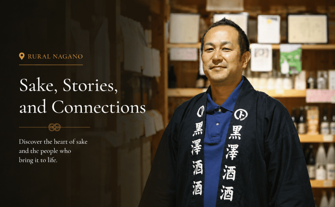 Sixth-generation sake brewer Takao Kurosawa in Nagano